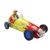 Charmgle Retro Racing Car Model Toy Clockwork Wind-up Running Tin Toys Racer Collection Photography Props Home Party Decoration view 1