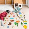 BEUNITONE 50PCS Camping Theme Felt Board Pieces Felt Story Board Set Colorful Storytelling Flannel Board Interactive Early Learning Teaching Play Kits for Classroom Christmas Birthday Gift view 4