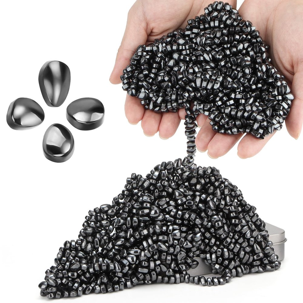 DYRDM 1000+ Original Ferrite Putty Black, Sensory Stones, Adult Fidget Stress Relief Desk & Office Item, Ferrite Stones Stocking Stuffers Gifts