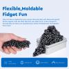 DYRDM 1000+ Original Ferrite Putty Black, Sensory Stones, Adult Fidget Stress Relief Desk & Office Item, Ferrite Stones Stocking Stuffers Gifts view 3