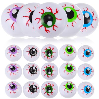 20 Pcs Eyeballs Plaything Toy Eyeballs Fake Eyeballs for Party Eye Balls Halloween Fake Eyeballs Toys Plastic Eyeballs Toy Halloween Fake Eyeballs Halloween Prop Halloween Eyeballs