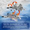 QIYHBVR RC Airplane, 2.4Ghz 4 Channel Remote Control Plane with 6 Axis Gyro System, Adjustable Rudder, Vertical Takeoff, Easy to Fly RTF Foam RC Aircraft for Adults view 4
