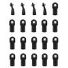 AMK SCX10 M4 RC Link Rod Ends 4mm Tie Rods Joints with 7mm Pivot Ball 1/8 1/10 Crawler Universal Building Kit for TRX6 D90 TF2 CC01 Gen7 Gen8 TRX4 Upgrades (4Pcs Bent + 16Pcs Straight) view 1