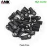 AMK SCX10 M4 RC Link Rod Ends 4mm Tie Rods Joints with 7mm Pivot Ball 1/8 1/10 Crawler Universal Building Kit for TRX6 D90 TF2 CC01 Gen7 Gen8 TRX4 Upgrades (4Pcs Bent + 16Pcs Straight) view 3