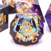 Dungeons and Dragons dice Set D&D, Polyhedron DND Resin dice Set, Used for Role-Playing dice Magic Pathfinder Game DND dice Set (7 Pieces) view 2