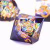 Dungeons and Dragons dice Set D&D, Polyhedron DND Resin dice Set, Used for Role-Playing dice Magic Pathfinder Game DND dice Set (7 Pieces) view 3