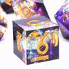 Dungeons and Dragons dice Set D&D, Polyhedron DND Resin dice Set, Used for Role-Playing dice Magic Pathfinder Game DND dice Set (7 Pieces) view 4
