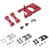 CRUMPS WPL C14 C24 B14 B24 MN D90 MN99S Metal Servo Mount Bracket Beam Crossbeam Set RC Car Upgrades Parts Accessories (Color : Silver, Size : 1) view 2