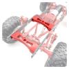 CRUMPS WPL C14 C24 B14 B24 MN D90 MN99S Metal Servo Mount Bracket Beam Crossbeam Set RC Car Upgrades Parts Accessories (Color : Silver, Size : 1) view 4