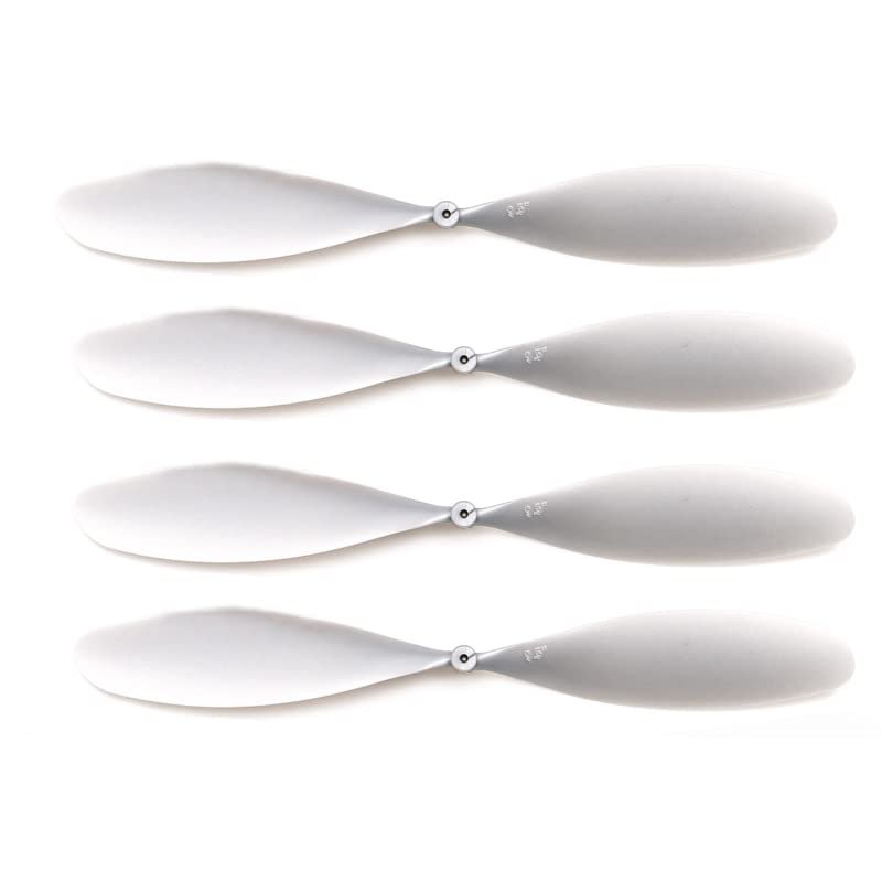4PCS RC Fixed Wing Drone 6-10Inch Propeller 2-Blade Paddle Shaft Hole 1.5mm Props for Elastic Rubber Band Powered Aircraft Model (Color : 4pcs 9.5inch)