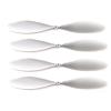 4PCS RC Fixed Wing Drone 6-10Inch Propeller 2-Blade Paddle Shaft Hole 1.5mm Props for Elastic Rubber Band Powered Aircraft Model (Color : 4pcs 9.5inch) view 1