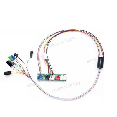 12CH 18CH Wires Slipring 360 Degree Infinite Rotation Electric Slip Ring Steering Gear Compatible with Henglong 1/16 RC Tank Accessories (Color : 12CH for 6.1S, Size : 1)