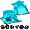 Deekin Dice Jail Gelatinous Cube Dice Prison Resin Cube 7 Role Playing Cage with Container Black Polyhedral Set Miniature Accessory for Gatherings Activity Party Gift Set(Blue) view 1