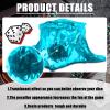 Deekin Dice Jail Gelatinous Cube Dice Prison Resin Cube 7 Role Playing Cage with Container Black Polyhedral Set Miniature Accessory for Gatherings Activity Party Gift Set(Blue) view 3