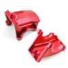 2Pcs Metal Front and Rear Differential Cover Gearbox Cover for 1/5 Traxxa s X-Ma xx Xmaxx 6S 8S RC Car Upgrade Parts (Color : Red, Size : 1) view 3