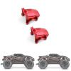 2Pcs Metal Front and Rear Differential Cover Gearbox Cover for 1/5 Traxxa s X-Ma xx Xmaxx 6S 8S RC Car Upgrade Parts (Color : Red, Size : 1) view 4