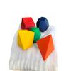 3D Printed Platonic Solids - Cube, Tetrahedron, Octahedron, Dodecahedron, Icosahedron, Pouch Gift view 1