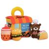 Baby Playset - My Little Food Truck Playset - Plush Soft Crinkle Rattle Toys Set with Custom Name view 1