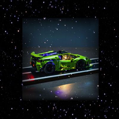 Brick Shine Light kit for Lamborghini Huracin Tecnica 42161 (Model Set is not Included) (Classic)