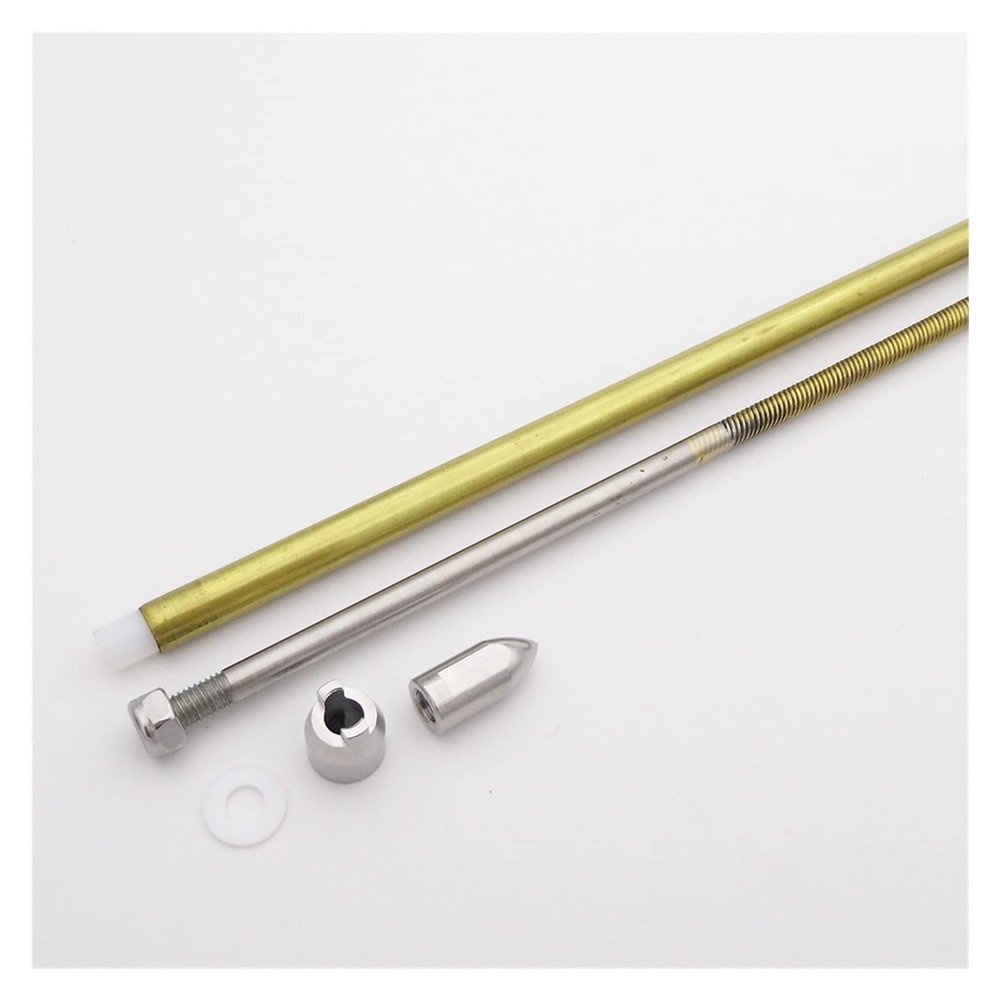 4.76mm 3/16" Flexible Drive Cable Shaft Sleeve Prop Dog Drive Kit 400mm 520mm Long for RC Boat Mono Speed Boat Marine (Color : 400mm Right Hand, Size : 1)
