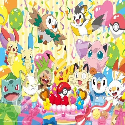 ensky - Pokmon - Lets Eat Together! Celebration Cake, 500 Piece Jigsaw Puzzle