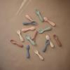 mushie Silicone Toddler Starter Spoons | 2 Pack (Natural/Shifting Sand) view 2