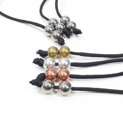 AroundSquare Lil' Boss Begleri - 15mm Bead - Skill Toy (Titanium Wordmark)