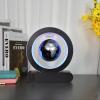 BEBEVOGUE Personalized Magnetic Levitating Floating Globe with LED & Bluetooth Speaker Anti Gravity World Unique Gift for Men Boss Kids Boys Boss Office Accessories Desk Gadget Decor (Black) view 3
