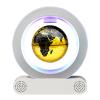 BEBEVOGUE Personalized Magnetic Levitating Globe with Bluetooth Speaker Anti Gravity Floating 4in World Globe Cool Gift for Men Kids Friend Home Office Desk Gadget Decor (White Gold) view 1
