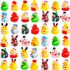 36 Pcs Christmas Rubber Ducks,Baby Showers Accessories Duckies Bath Toys for Kids Christmas Party Favors,Gift Exchange,Christmas Stocking Stuffers(Christmas) view 1