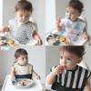 Plie 2 Pack Waterproof Baby Bibs with Food Catcher  Soft Feeding Bibs Set for Toddlers and Infants, BPA-Free, Easy to Clean, Adjustable Velcro Neck (624 Months) - Ugly Dot view 4
