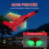 Beffkkip RC Airplane 2CH RC Plane 2.4GHz Remote Control Plane RTF SU35 RC Jet Easy to Fly FX620 Airplane Toys rc Planes for Adults, Kids and Beginner with Night LightsRed view 2