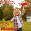 Beffkkip RC Airplane 2CH RC Plane 2.4GHz Remote Control Plane RTF SU35 RC Jet Easy to Fly FX620 Airplane Toys rc Planes for Adults, Kids and Beginner with Night LightsRed view 3