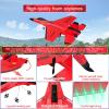 Beffkkip RC Airplane 2CH RC Plane 2.4GHz Remote Control Plane RTF SU35 RC Jet Easy to Fly FX620 Airplane Toys rc Planes for Adults, Kids and Beginner with Night LightsRed view 4