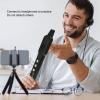 Digital Wind Instrument, MIDI Connectivity 10 Tones Rechargeable Mini Electronic Wind Instrument with 12 Accompaniments - Support External Speakers, Headphones (Black) view 3