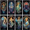 Art Nouveau Tarot Deck | 78 Illustrated Cards with Flowing Line Art & Mystical Symbolism | Elegant Fortune Telling Tool Inspired by The Belle poque view 3