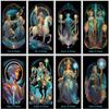 Art Nouveau Tarot Deck | 78 Illustrated Cards with Flowing Line Art & Mystical Symbolism | Elegant Fortune Telling Tool Inspired by The Belle poque view 4