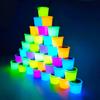 36 Pack Glow in The Dark Slime Kit, Crystal Galaxy Slime, Multi Colors - Blue, Pink, Light Blue, Yellow, Orange etc. Slime Party Favors Gift, for Kids Party, Education view 2