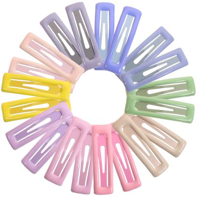 minkissy Colorful Snap Hair Clips 20PCS Hair Clips for Toddler Girl Hair-Barrettes Cute Hairpins Color Hairpin Accessories for Girls Women kids