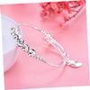 ABOOFAN Boy Girl Bell Bangle Bracelet Jewelry for Girls Charm Accessory Heart Bell for Shower Christmas and Birthday Celebrations view 4