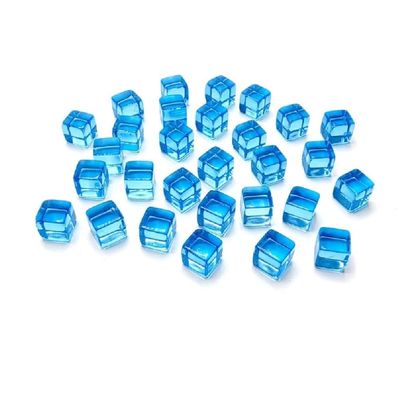 200Pcs 6 Side 8mm Clear Dices DIY Educational Dices Engraving Acrylic Blank Dices D6 Dices Party Family Board Game Dices 8mm Six Sided Clear Acrylic Dices 6 Sided Dices Role Playing Dices Square Cube