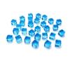 200Pcs 6 Side 8mm Clear Dices DIY Educational Dices Engraving Acrylic Blank Dices D6 Dices Party Family Board Game Dices 8mm Six Sided Clear Acrylic Dices 6 Sided Dices Role Playing Dices Square Cube view 1