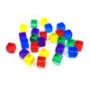 200Pcs 6 Side 8mm Clear Dices DIY Educational Dices Engraving Acrylic Blank Dices D6 Dices Party Family Board Game Dices 8mm Six Sided Clear Acrylic Dices 6 Sided Dices Role Playing Dices Square Cube view 2