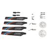 RC Airplane Tail Rotor, Precise Wheel Connecting Rod RC Airplane Parts Professional Blade Aluminum Alloy for RC Airplanes XK K127 view 2