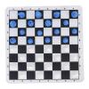 Chessmen, 1.89in King Figures Small Size Lightweight Easy to Carry Chess Set with Storage Bag for Travel (Blue and White) view 4