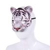 Aiffort Tiger Half Face Mask - Halloween Animal Cosplay Mask for Masquerade Party Costume and Props (White Tiger) view 2