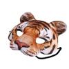 Aiffort Halloween Tiger Half Face Mask - Animal Cosplay Mask for Masquerade Party Costume Cosplay Props (Yellow Tiger) view 3