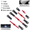 HopsupRC Adjustable Turnbuckles Upgrades Part for 1/10 Slash/Rustler/Stampede/Bandit VXL 4WD, Adjustable Turnbuckles Camber Links Toe Link,7PCS Red view 4
