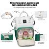Baby Diaper Bag Backpack, Baby Bag for Boys & Girls, Baby Registry Search Baby Shower Gifts, Large Travel Diaper Bags for Baby Girl, Newborn Essentials, Green view 3