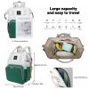 Baby Diaper Bag Backpack, Baby Bag for Boys & Girls, Baby Registry Search Baby Shower Gifts, Large Travel Diaper Bags for Baby Girl, Newborn Essentials, Green view 4